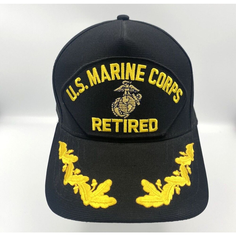 US‎ Marine Corps USMC Vietnam Veteran Hat Mens Black Made In USA